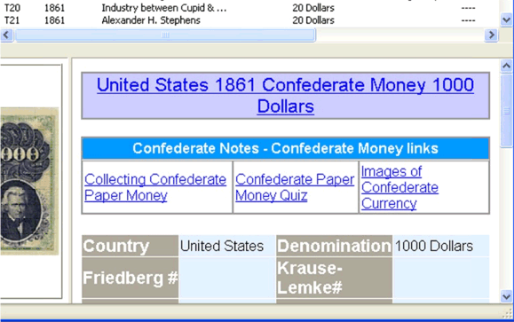 Currency Collector's Web Sites