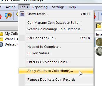 CoinManage Apply Values