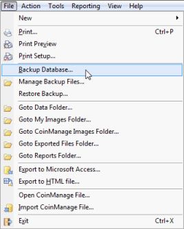 CoinManage File Backup