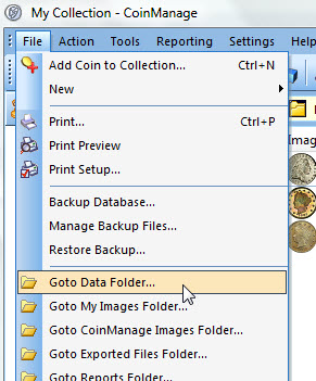 Go To Data Folder 